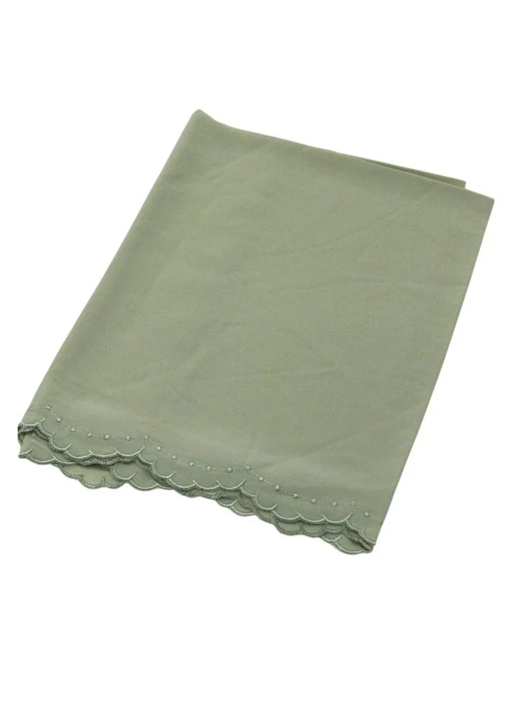 D'Daniela D' Daniela - Stacy Chiffon Scarf Muslim Shawl - Olive Green