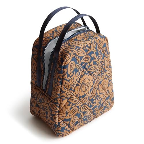 Vera Bradley Women'S Featherweight Lunch Bag  Lotus Montage Roasted Pecan  One Size - Image 2