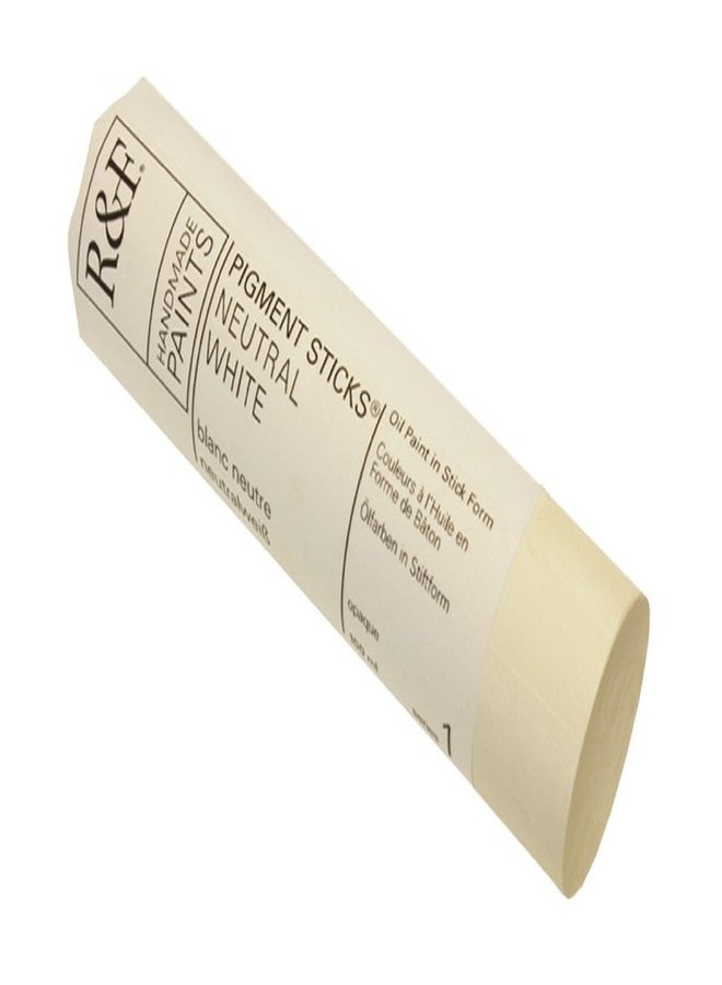 R&F Handmade Paints - Professional Oil Pigment Stick, Neutral White, 100 ml - Image 1