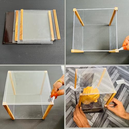 Khamasi 3D Couple Casting Frame | Hand Casting Display Box for Couple, Parents, Baby, Friends (Medium) - Image 3