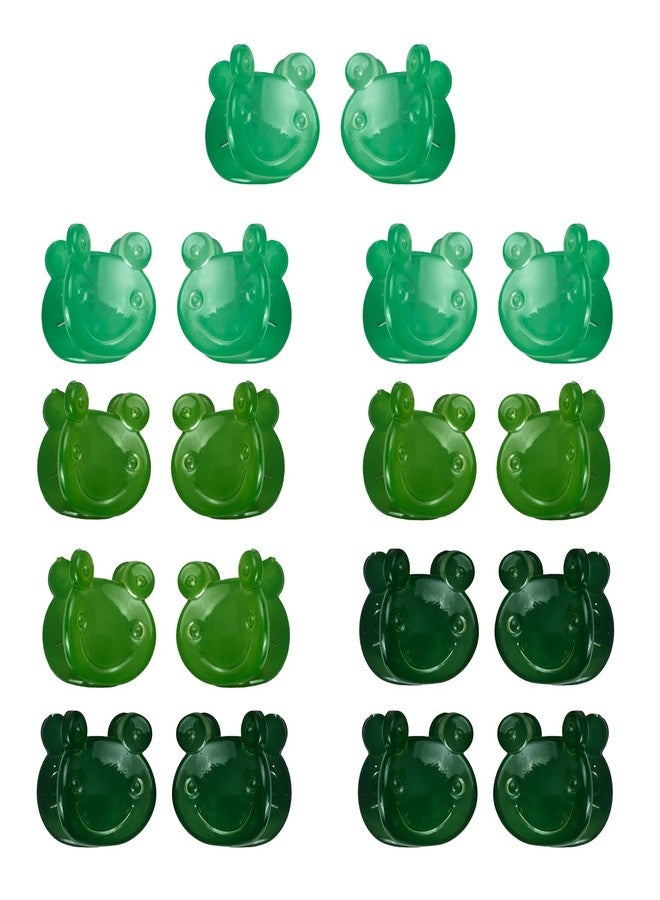 JIRIS 18 PCS 0.6 inches Frog Hair Clips, Girls Beautiful Mini Frog Hair Clips Hair Accessories for Girls and Women - Image 1