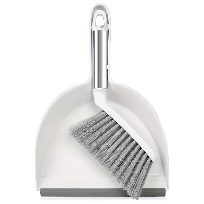 2 Piece Hand Broom and Dustpan Set for Home Kitchen Desktop Pet - Image 1