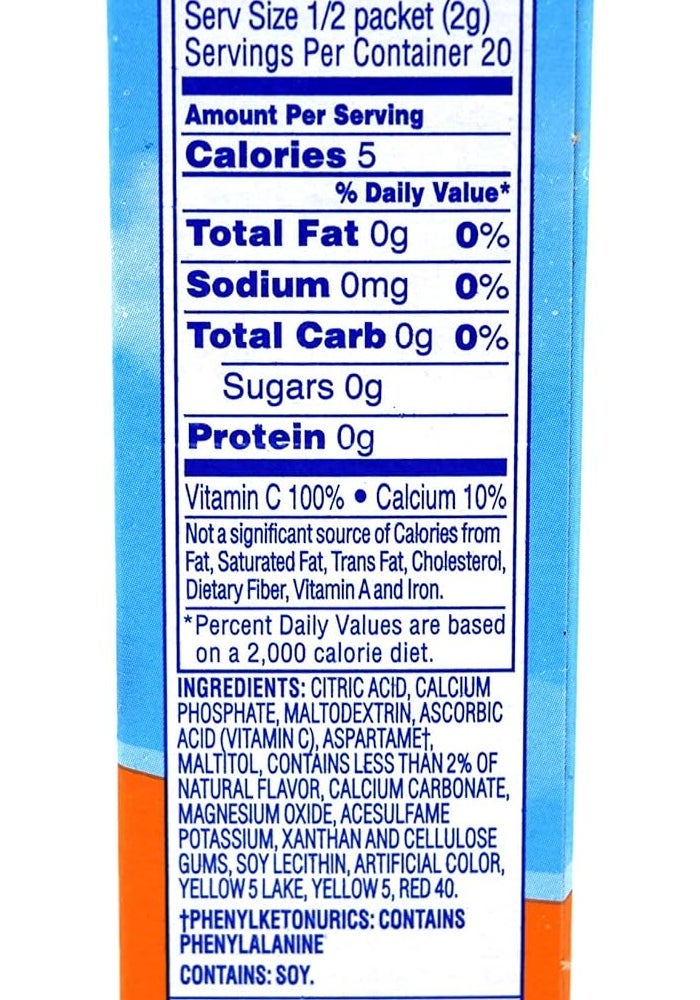 Crystal Light On The Go Sunrise Classic Orange Drink Mix - 10 Packets - Image 2