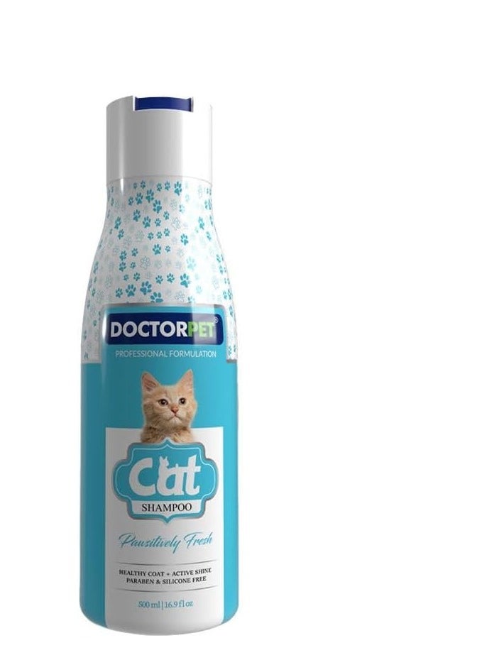 DoctorPet - Doctor Pet Pawsitively Fresh Cat Shampoo - 500 ml - Image 1