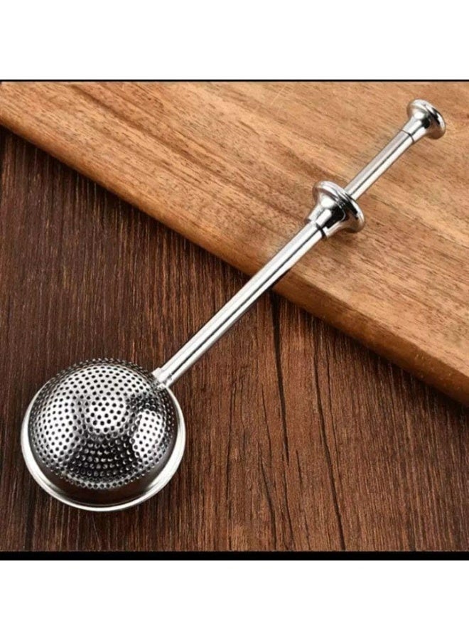 Herb Strainer with Spring – A practical tool for filtering tea and herbs easily and accurately. - Image 4