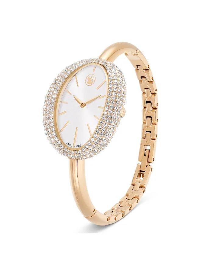 SWAROVSKI  Imber PCG Plated Stainless Steel White Dial Analog Watch for Women | Best Price UAE