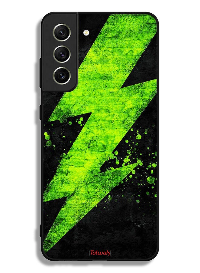 Tolwak Samsung Galaxy S21 FE 5G Protective Case Cover Electric Pattern - Image 3