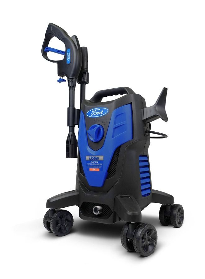 Ford 135 Bar 1650 Watt Electric Pressure Washer With 4 Quick Look Wheels 