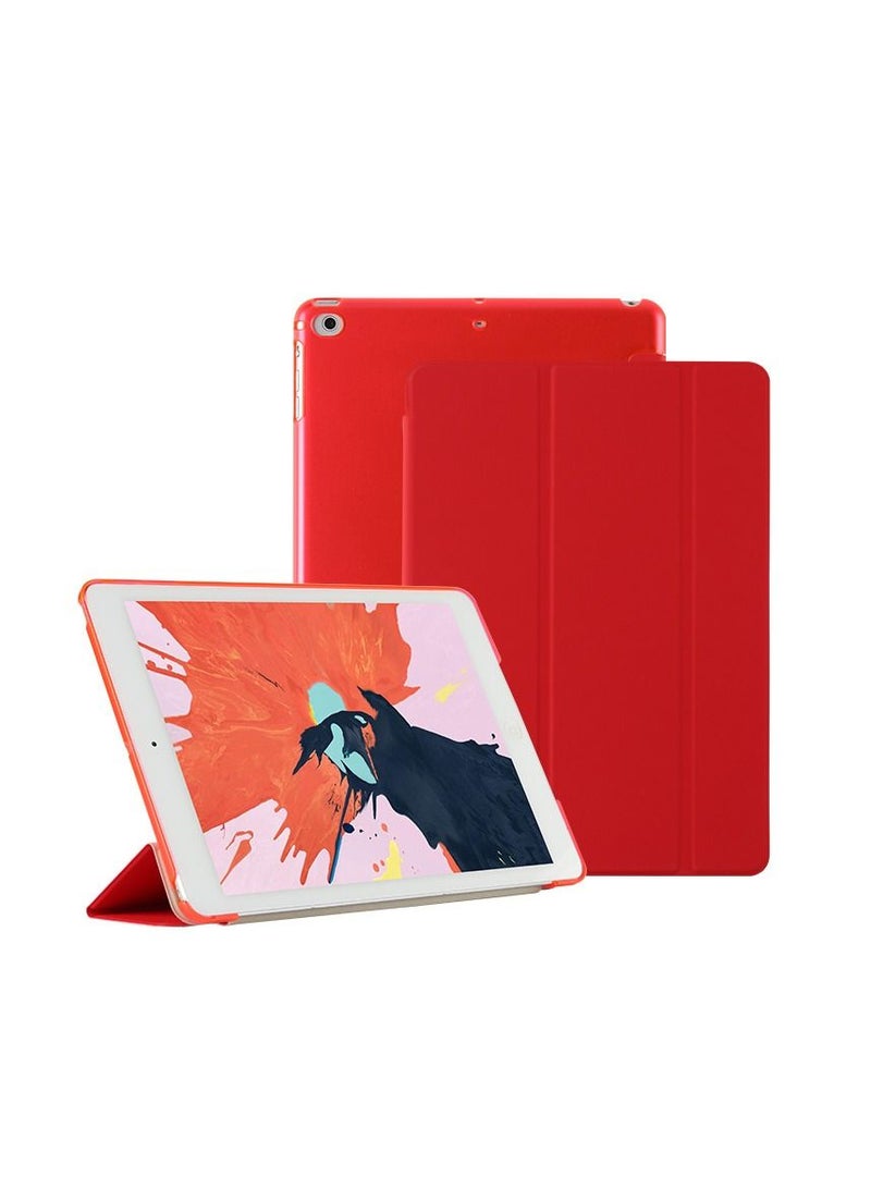 Loquat Red iPad Three Fold Intelligent Sleep Hard Shell