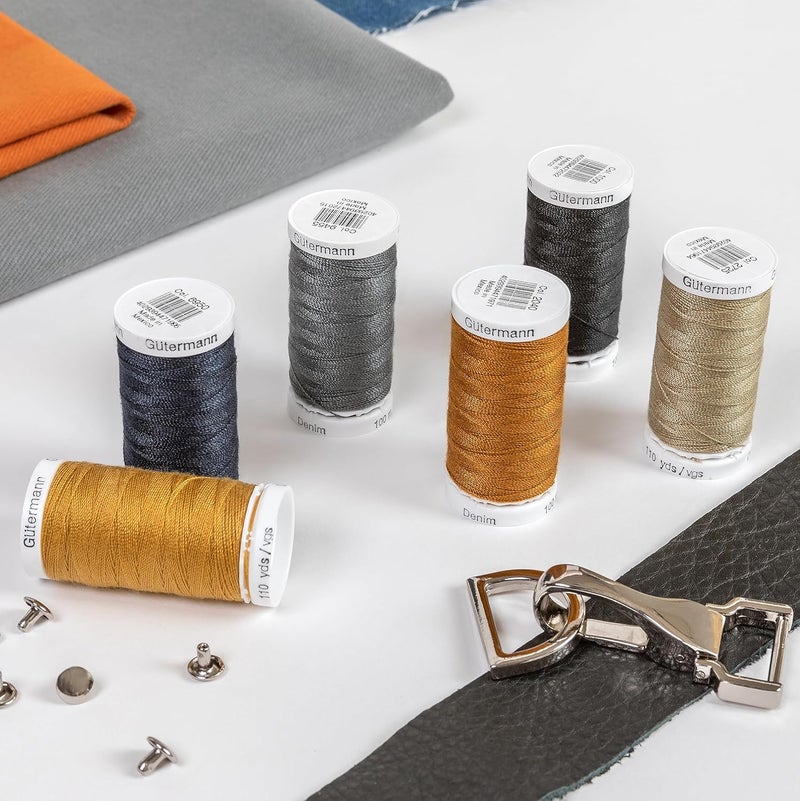 Gtermann Gutermann Thread Denim 6 SPLS Denim Multicoloured - Image 3