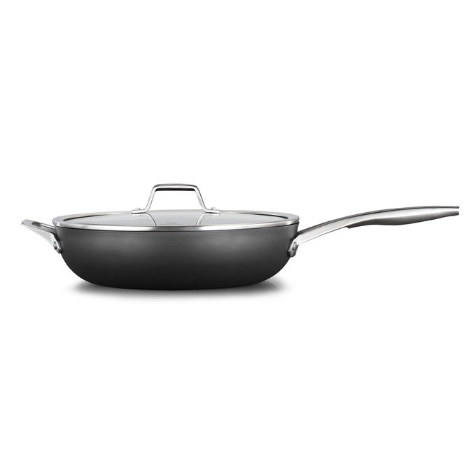 PREMIER SPACESAVING NONSTICK COOKWARE SET 13PIECE STACKABLE HARDANODIZED ALUMINUM