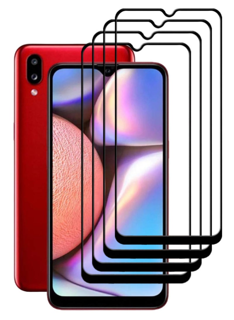 ACLIX 4 Pieces Antistatic ESD Dustproof Premium Quality High Definition Tempered Glass Screen Protector Designed For Samsung Galaxy A10s - Image 1