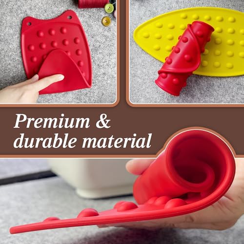 Savina Silicone Rest Pad for Ironing Board(2 Pack). Heat Resistant Pad, Thicker Version. Perfect Combination with Ironing Board and Mat. - Image 5