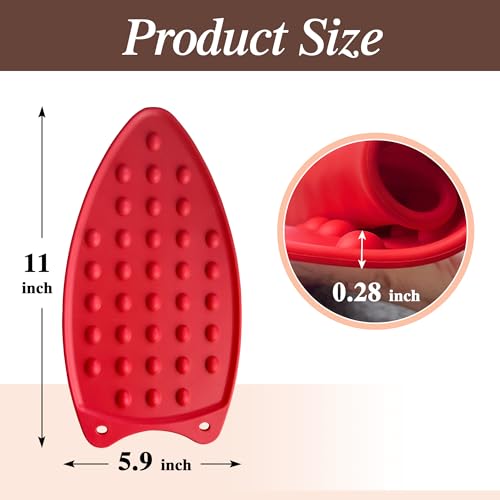 Savina Silicone Rest Pad for Ironing Board(2 Pack). Heat Resistant Pad, Thicker Version. Perfect Combination with Ironing Board and Mat. - Image 2