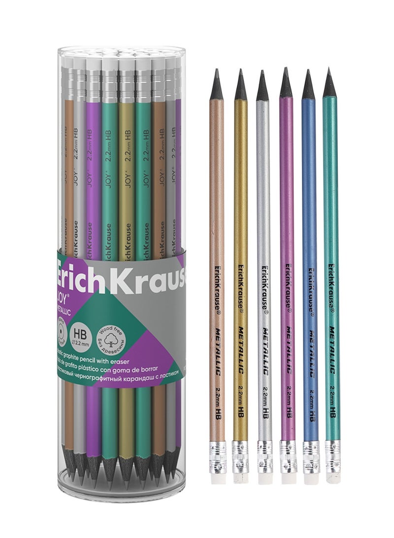 ErichKrause 42-Piece Joy Plastic Graphite Pencil HB Size - Image 1