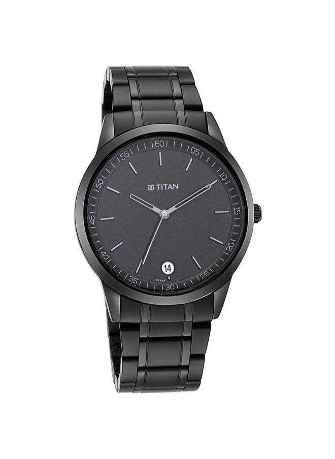 TITAN Men Analog Round Shape Metal Wrist Watch - 1806NM01 - 49.6 Mm  - Image 1