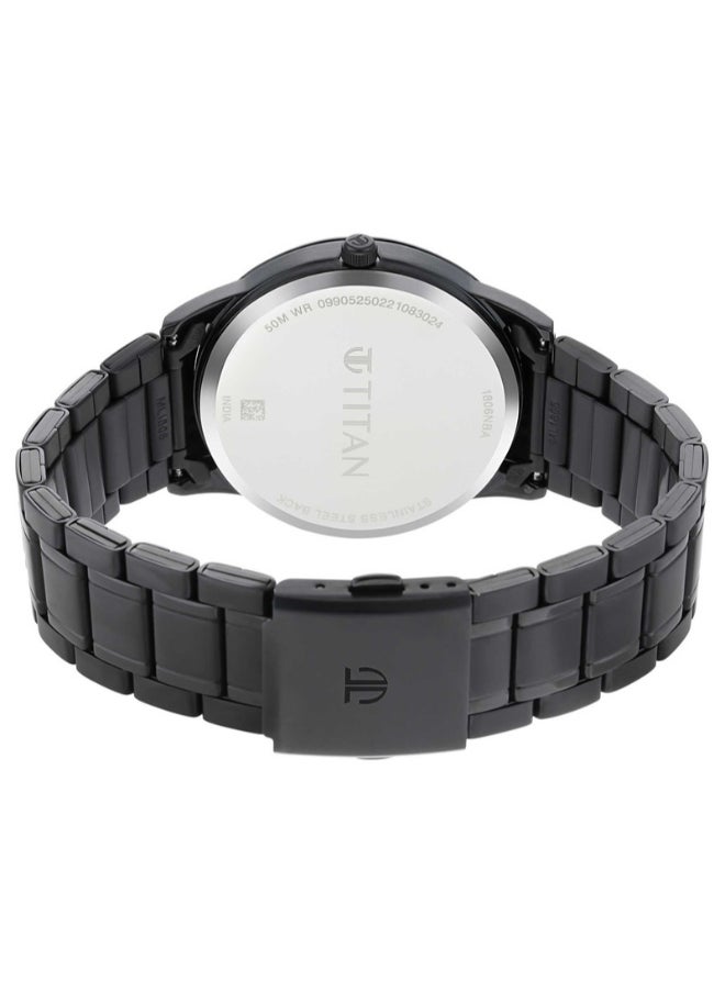TITAN Men Analog Round Shape Metal Wrist Watch - 1806NM01 - 49.6 Mm  - Image 3