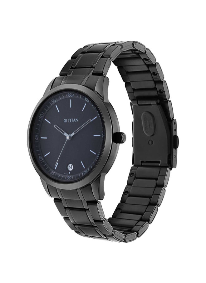 TITAN Men Analog Round Shape Metal Wrist Watch - 1806NM01 - 49.6 Mm  - Image 2