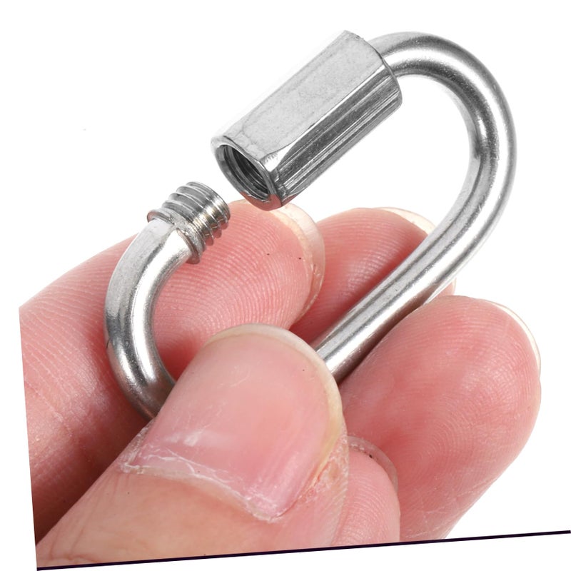 Heavy Duty Stainning Steel Quick Link Connectors 4 2X2 2X0 8CM for Outdoor Camping Marine - Image 4