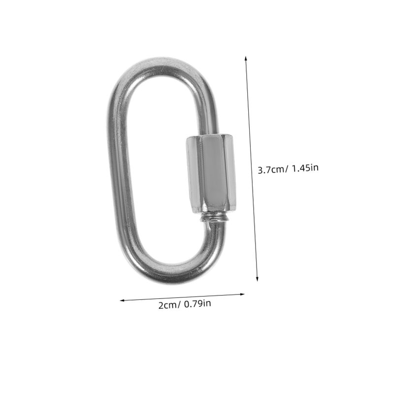 Heavy Duty Stainning Steel Quick Link Connectors 4 2X2 2X0 8CM for Outdoor Camping Marine - Image 3