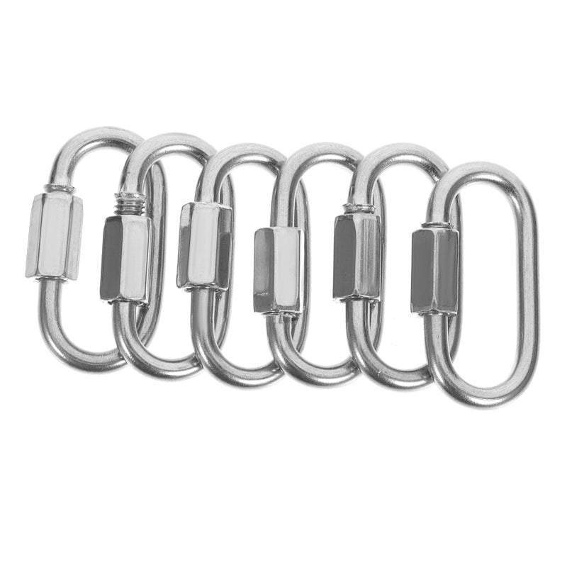 Heavy Duty Stainning Steel Quick Link Connectors 4 2X2 2X0 8CM for Outdoor Camping Marine - Image 2