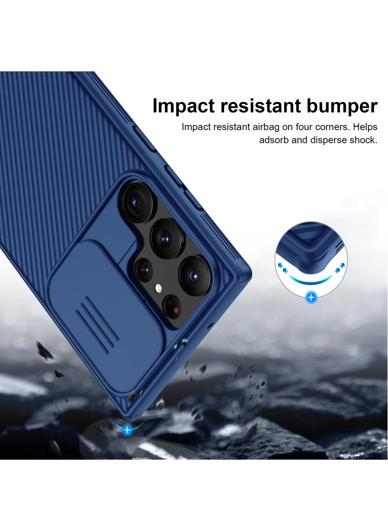 Nillkin For Samsung Galaxy S24 Ultra Case TPU Shockproof Airbag Frame, Camera Lens Protection Slide Cover Phone Case, Anti-Fingerprint Slim Fit Mobile Back Cover  - Image 4