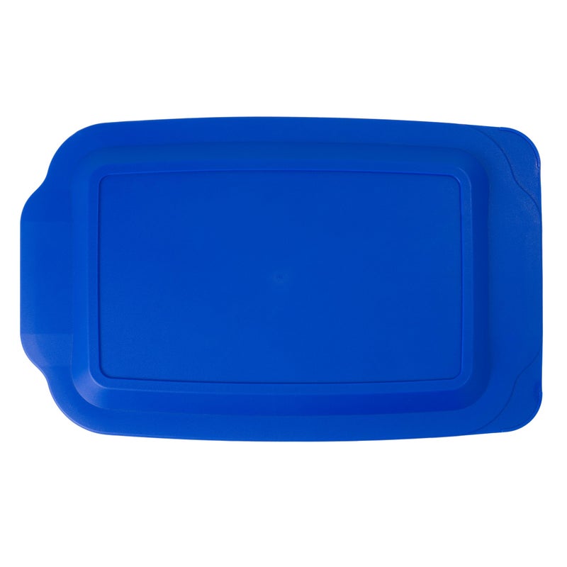 MRX Solutions Replacement Lid fits Pyrex 9x13 233 Glass Casserole Baking Dish Container with Tab Handles, for 3-Quart Model 233-PC (Blue) - Image 1