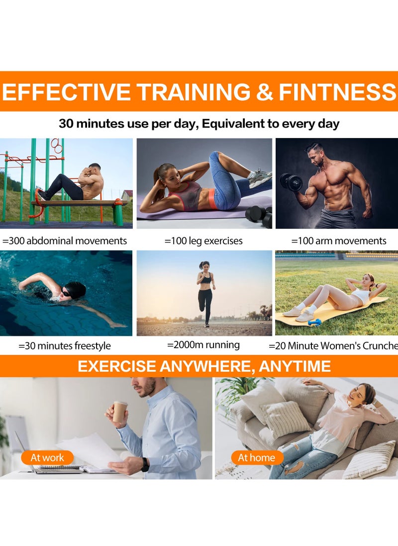 KASTWAVE Muscle Stimulator Abdominal Toning Belt Training Waist Trimmer Belt Wireless Ab Trainer Fitness Equipment for Men Woman Abdomen/Arm/Leg Home Office Exercise  - Image 4