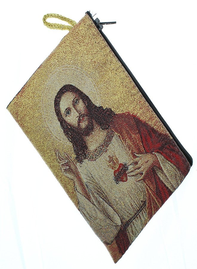 Intercession حقيبة مسبحة تذكارية من نسيج الشفاعة (القلب المقدس) - Image 1