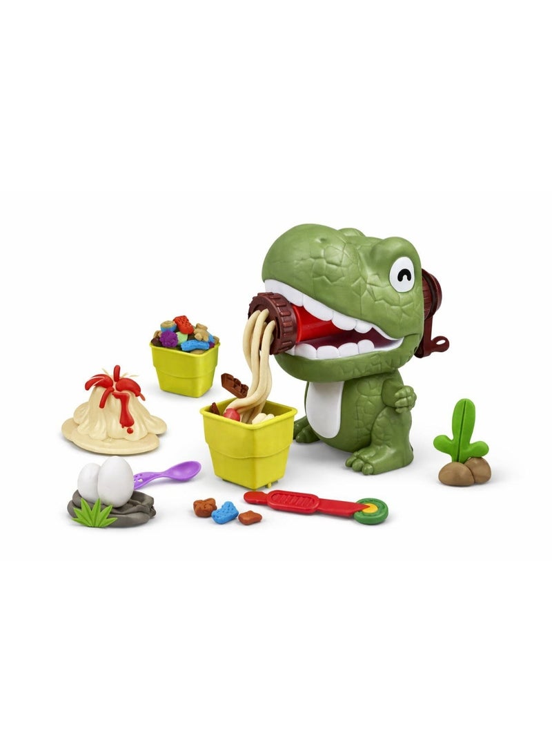 Kids Color Modeling Clay Set | Dinosaur Clay Noodle Maker Extruder with Molds & Tools, Creative DIY Sensory Play - Age 3+ - Image 1