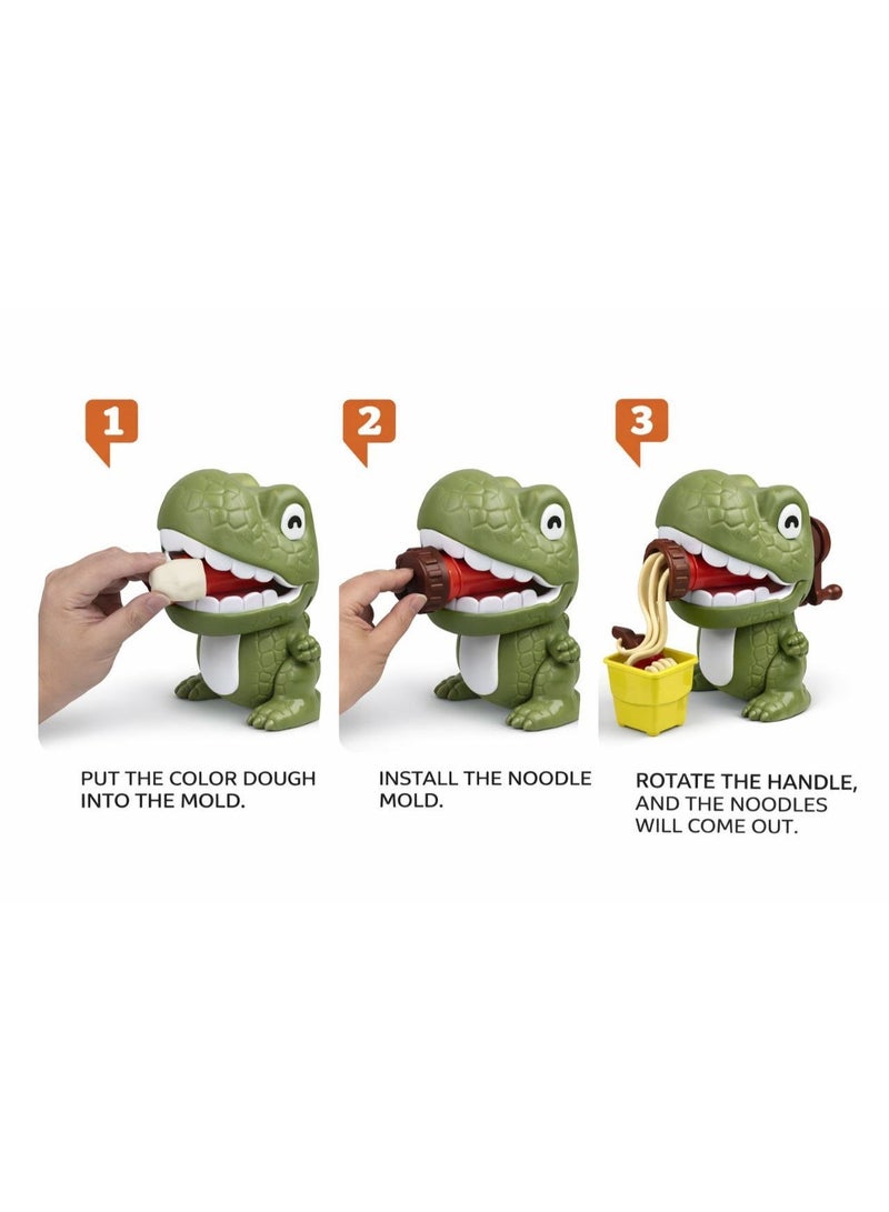 Kids Color Modeling Clay Set | Dinosaur Clay Noodle Maker Extruder with Molds & Tools, Creative DIY Sensory Play - Age 3+ - Image 3