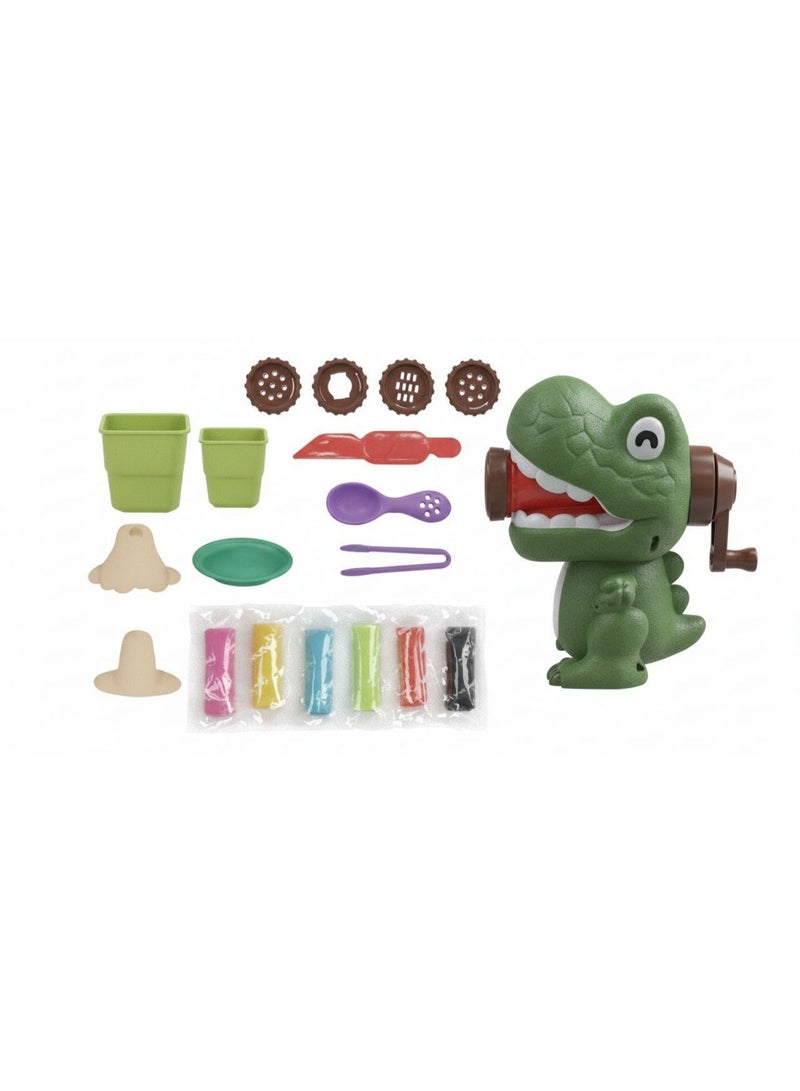Kids Color Modeling Clay Set | Dinosaur Clay Noodle Maker Extruder with Molds & Tools, Creative DIY Sensory Play - Age 3+ - Image 2