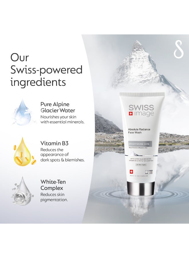SWISS image Whitening Care  Absolute Radiance Whitening Face Wash 200Ml Special Offer - Image 3