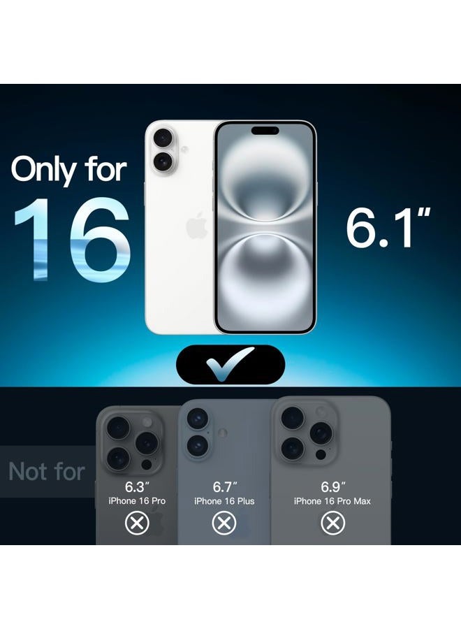 Jetech Screen Protector for iPhone 16 6.1-Inch, Tempered Glass Film with Easy Installation Tool, Case-Friendly, HD Clear, 2-Pack - Image 2
