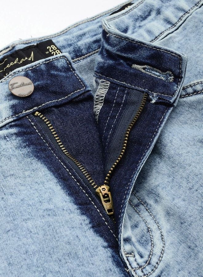 Freehand Women Straight Fit Solid Mid Rise Jeans - Image 4