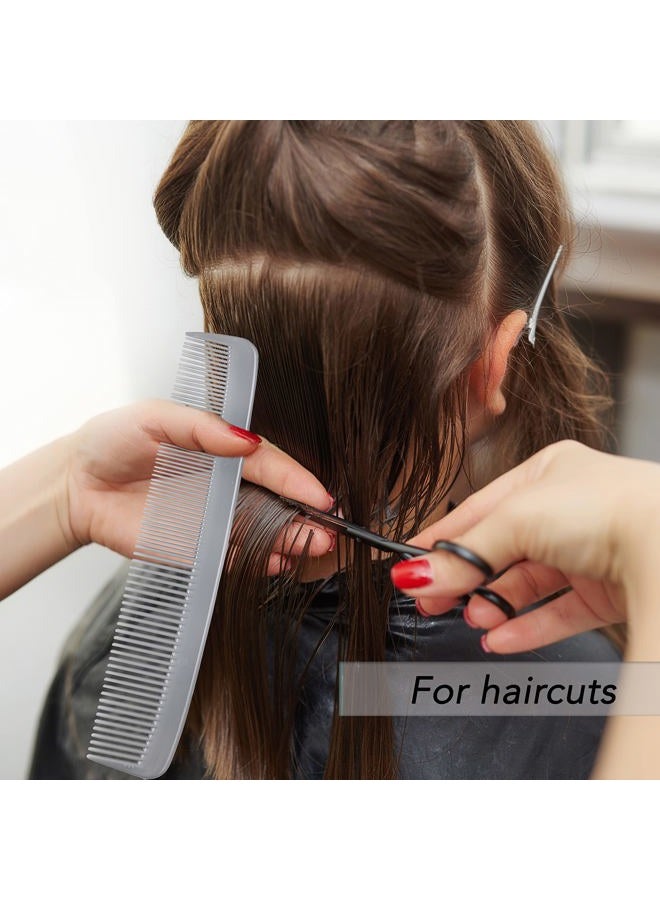 Styling Gear #303 Wide Tooth Comb Hair Detangling Comb Styling For Women, Men, Hair Stylists, Hair Comb, Wide Teeth Combs Fine Tooth Clipper Combs. 2 Piece (Gray) - Image 3