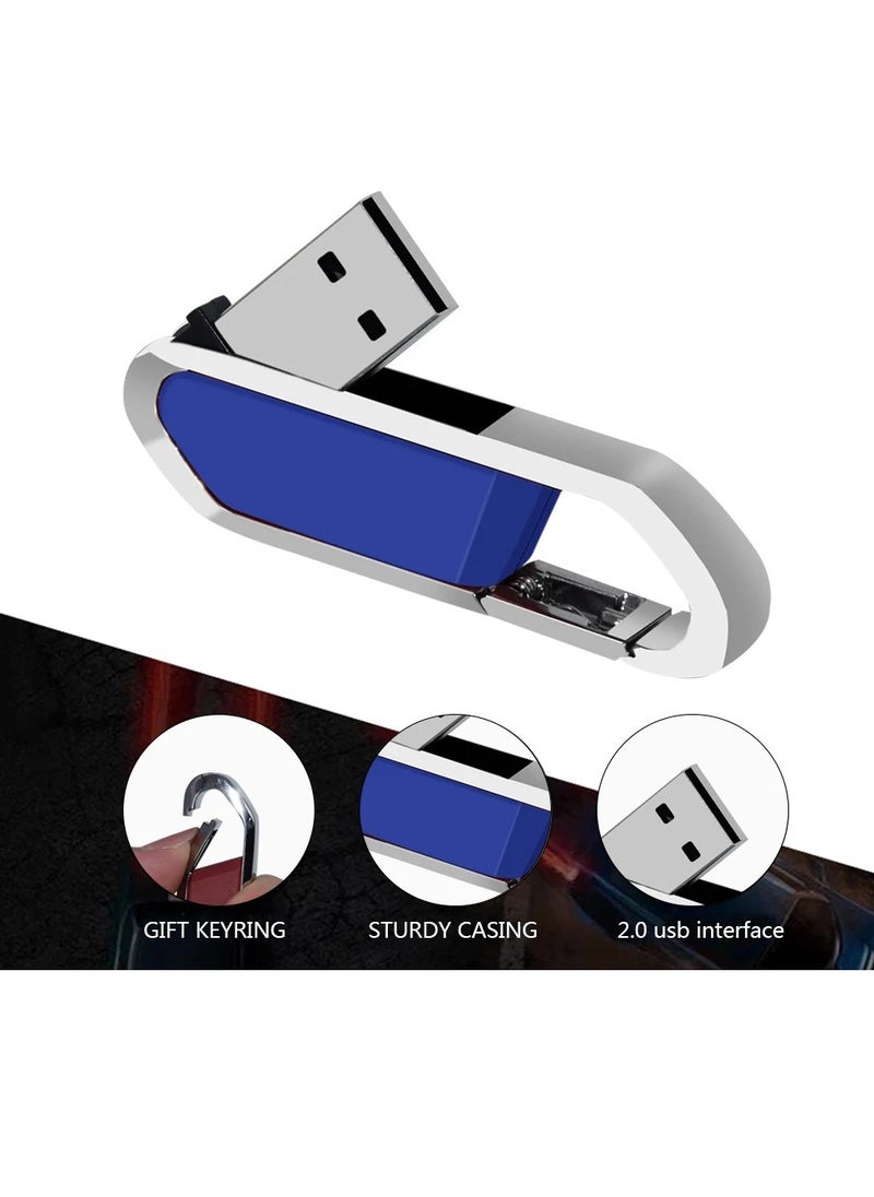 AROAQ USB Flash Drive, Portable Metal Thumb Drive with Keychain, USB 2.0 Flash Drive Memory Stick, Convenient and Fast Pen Thumb U Disk for External Data Storage, (1pc 8GB Red)  - Image 4