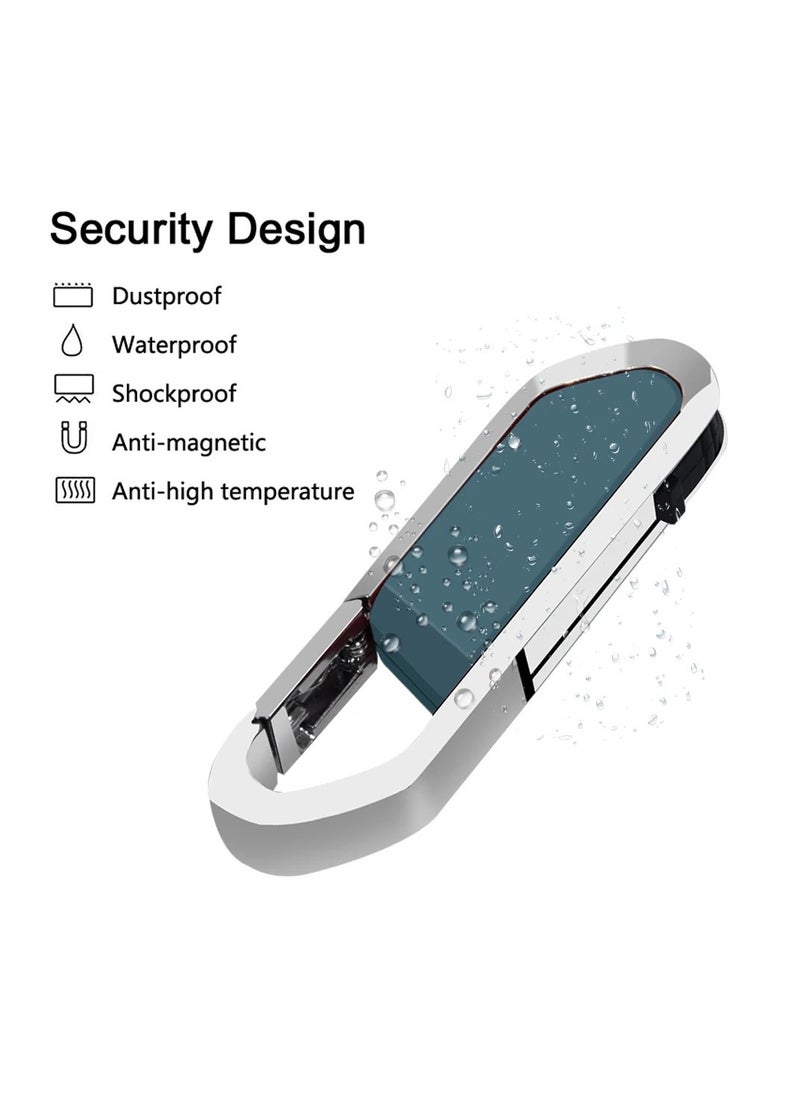 AROAQ USB Flash Drive, Portable Metal Thumb Drive with Keychain, USB 2.0 Flash Drive Memory Stick, Convenient and Fast Pen Thumb U Disk for External Data Storage, (1pc 8GB Red)  - Image 2