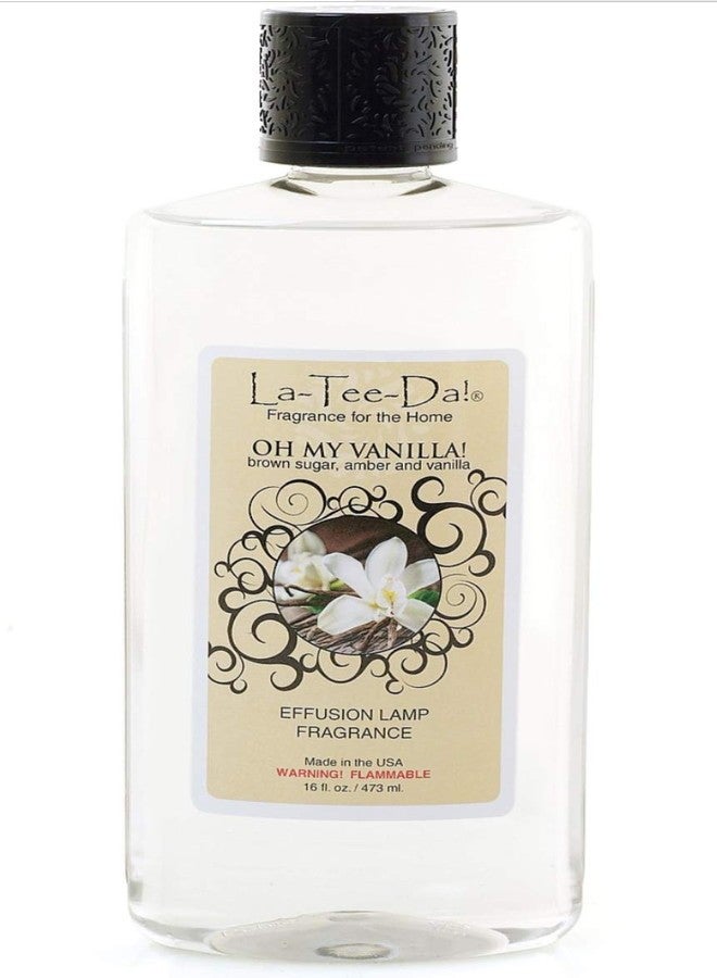 La-Tee-Da! - Effusion Lamp Refill - Oh My Vanilla - 16 Fl OZ