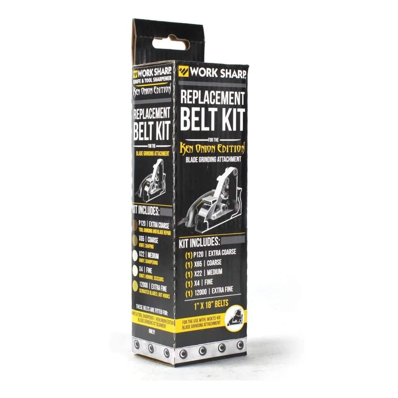 Work Sharp طقم أحزمة استبدال Work Sharp WSSAKO81115 لمرفق مطحنة شفرات Ken Onion - Image 1