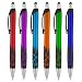 SyPen Stylus Pens 2 in1 Capactive Touch Screen with Ballpoint Writing Pen Sensitive Stylus Tip For Your iPad iPhone Samsung Galaxy All Smart Devices Metallic Barrel Assorted Colors Comfy Grips6 Pack - Image 2