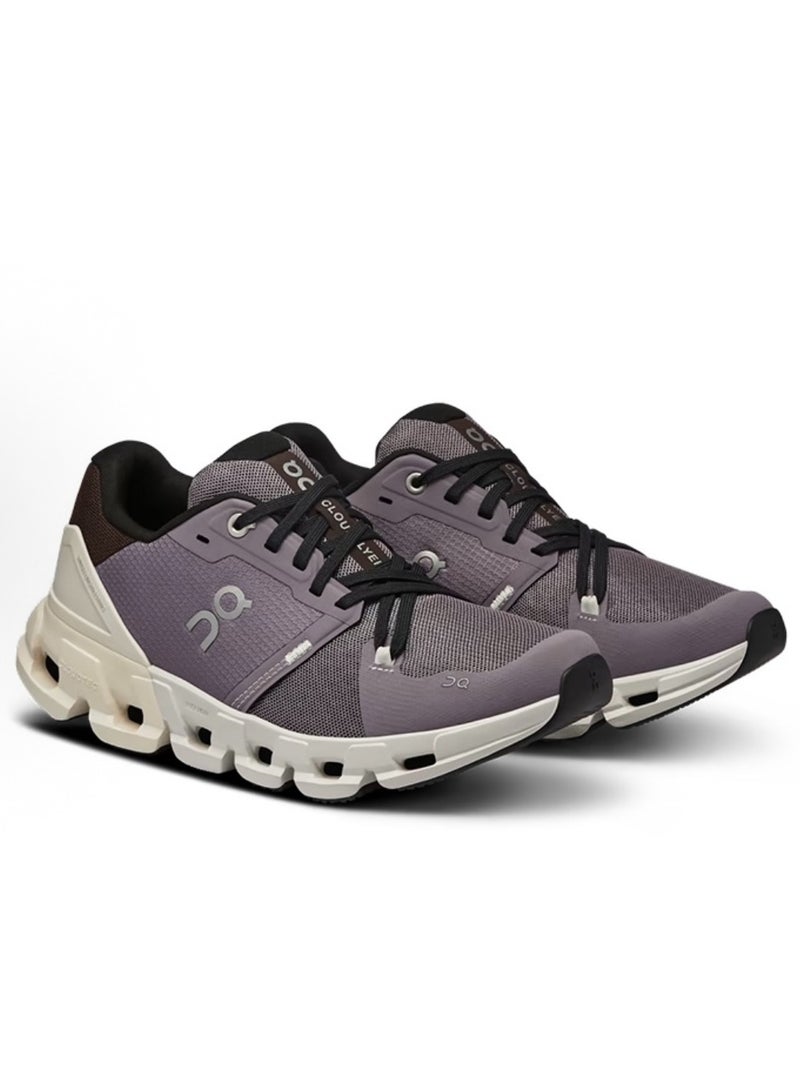 ON Cloud flyer 4 casual sneakers purple white black  - Image 3