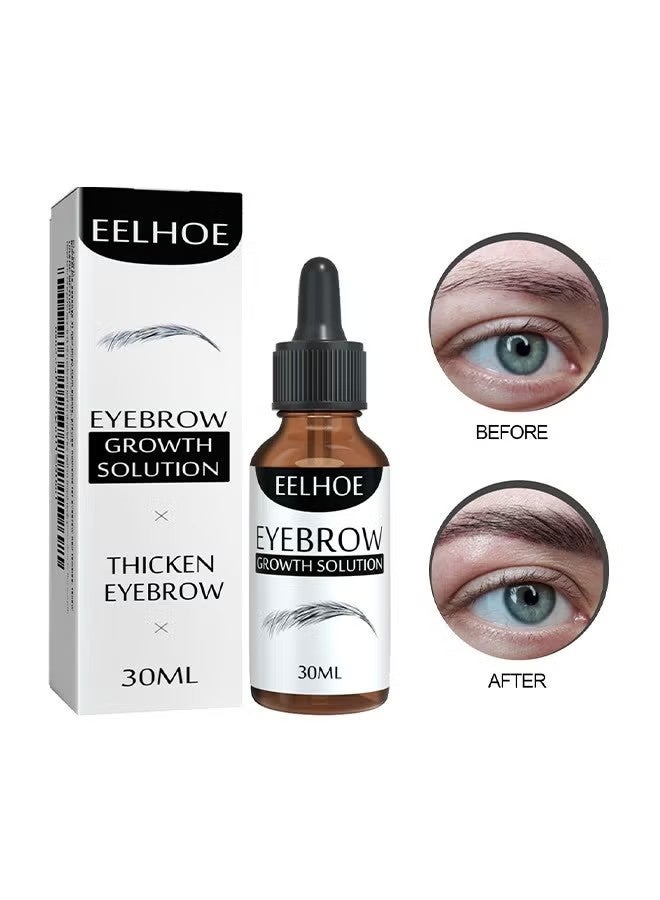 إيلهو حل عناية ب썹ات مجعدة ورفيعة 30 مل، محلول نمو الحاجبين، نمو طبيعي 30 مل - Image 2