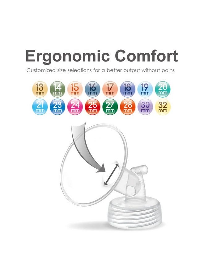 Maymom 17mm Flange and Duckbill Compatible with Motif Luna/Spectra/Ameda MYA Pumps. Not Original Spectra Synergy Gold Pump Parts or Motif Accessories. - Image 3