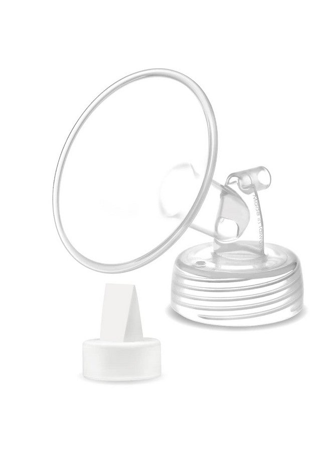 Maymom 17mm Flange and Duckbill Compatible with Motif Luna/Spectra/Ameda MYA Pumps. Not Original Spectra Synergy Gold Pump Parts or Motif Accessories. - Image 1