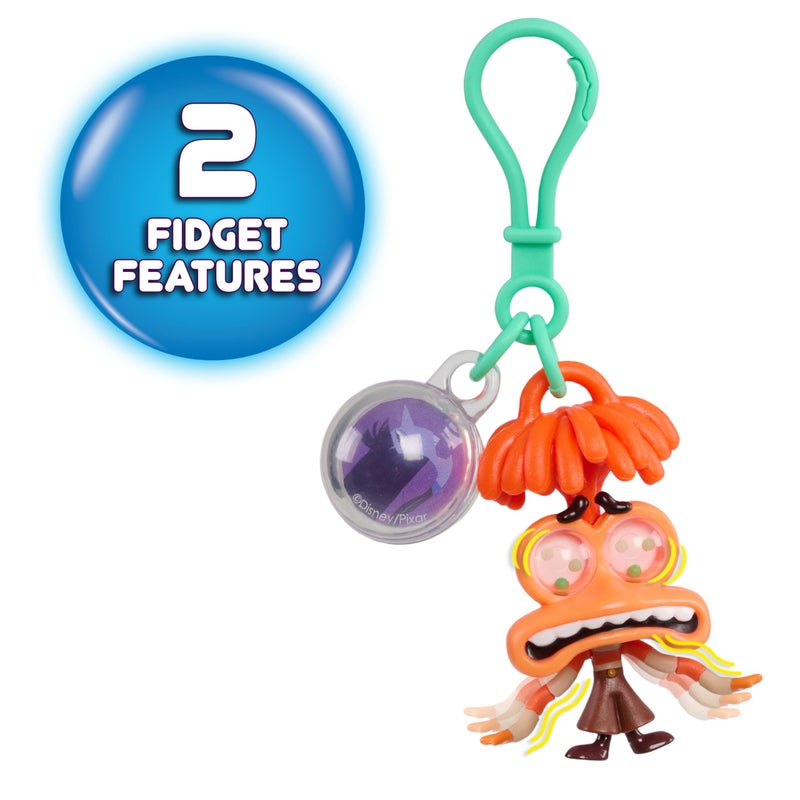 Just Play Inside Out 2 Fidget Figure Keychains - Anxiety, Sadness with Memory Orb - Toys for Ages 3 Up - Image 3