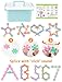 NiToy Macaron Color Interlocking Building Blocks Set 600pcs Snowflake Shape Plastic Construction Toys in 6 Pastel Colors with Storage Box Educational STEM Blocks for Kids Creative Play Macaron Colors - Image 4