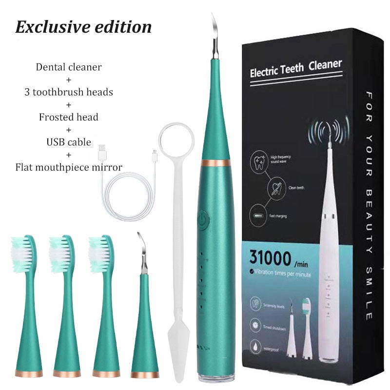Products Electric Tooth Cleaner Six-In-One Electric Toothbrush Suit Portable Tooth Stone Removal Tooth Washing And Tooth Beauty Instrument - Image 1