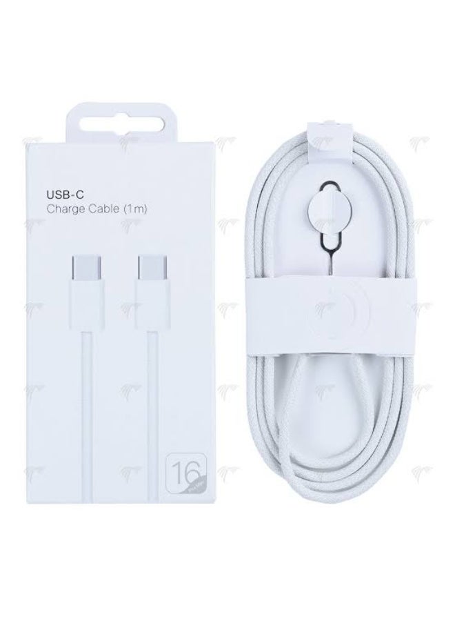 USB-C to USB-C cable Type-C fast charger  60W - Image 1