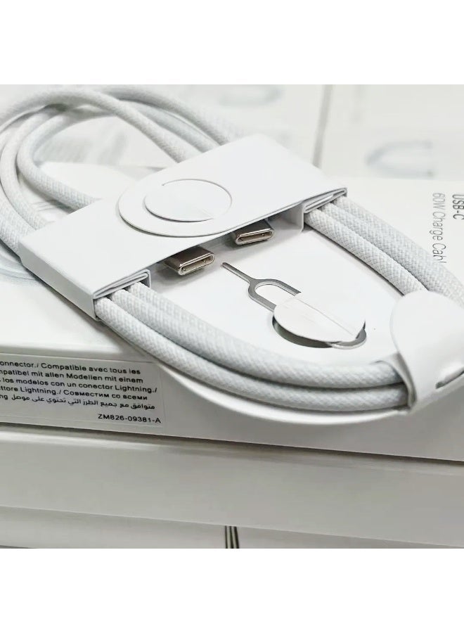 USB-C to USB-C cable Type-C fast charger  60W - Image 2